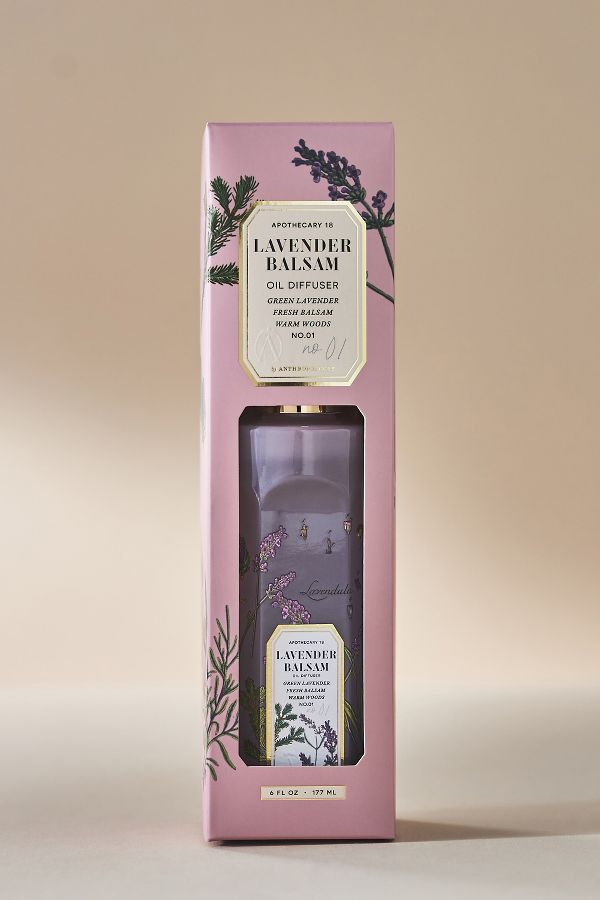 Slide View: 2: Apothecary 18 Fresh Lavender Balsam Reed Diffuser