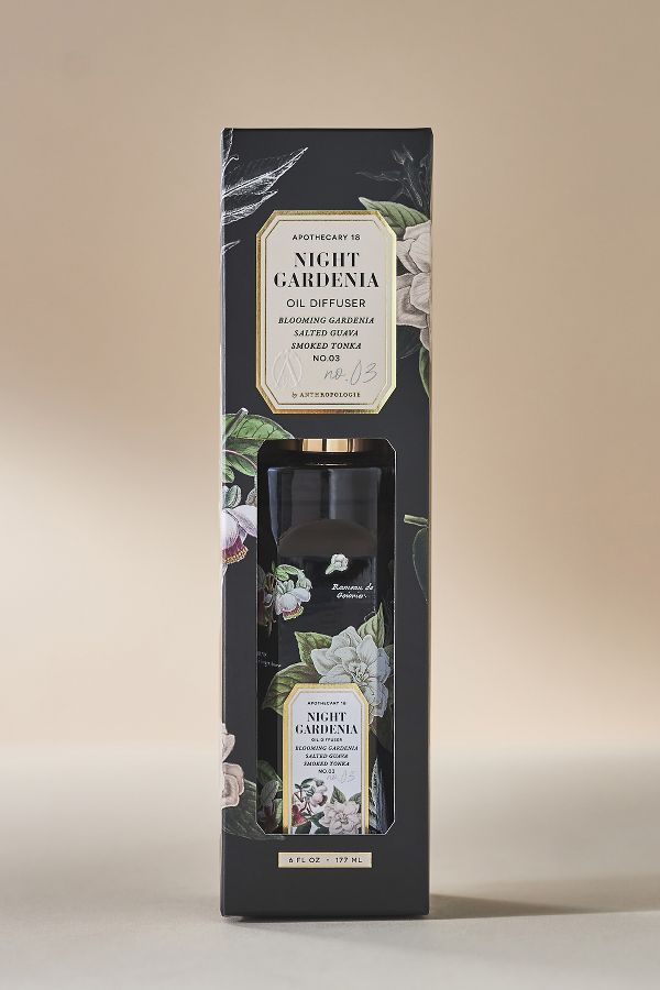 Slide View: 3: Diffuseur à roseaux, parfum floral Night Gardenia Apothecary 18