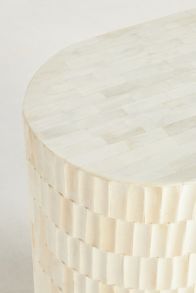 Slide View: 3: Blanch Oval Side Table