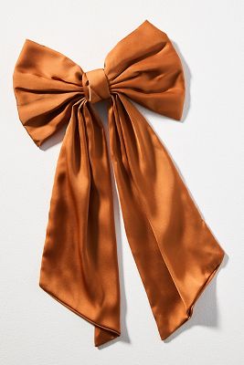 Satin Bow Barrette