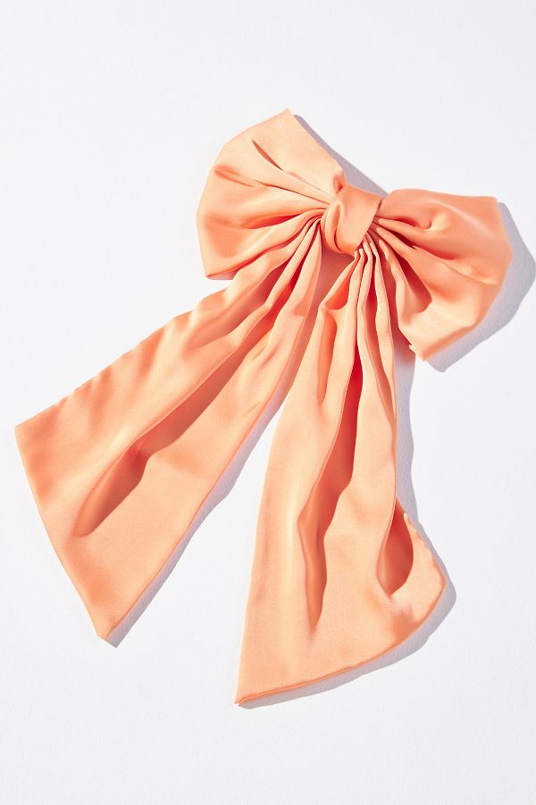 Slide View: 1: Satin Bow Barrette