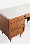 Thumbnail View 4: The Fern Marble Top Executive Desk