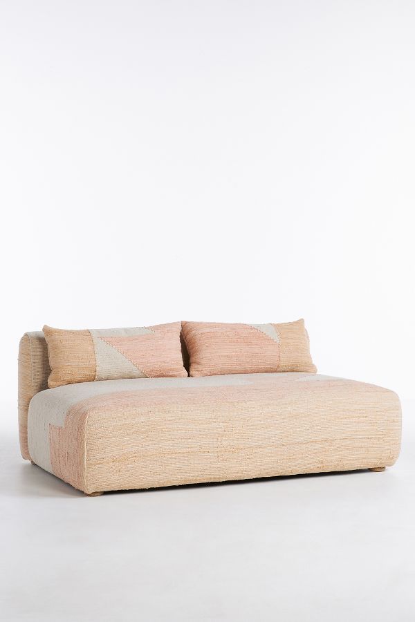 Slide View: 3: Woven Petunia Kori Modular Armless Sofa