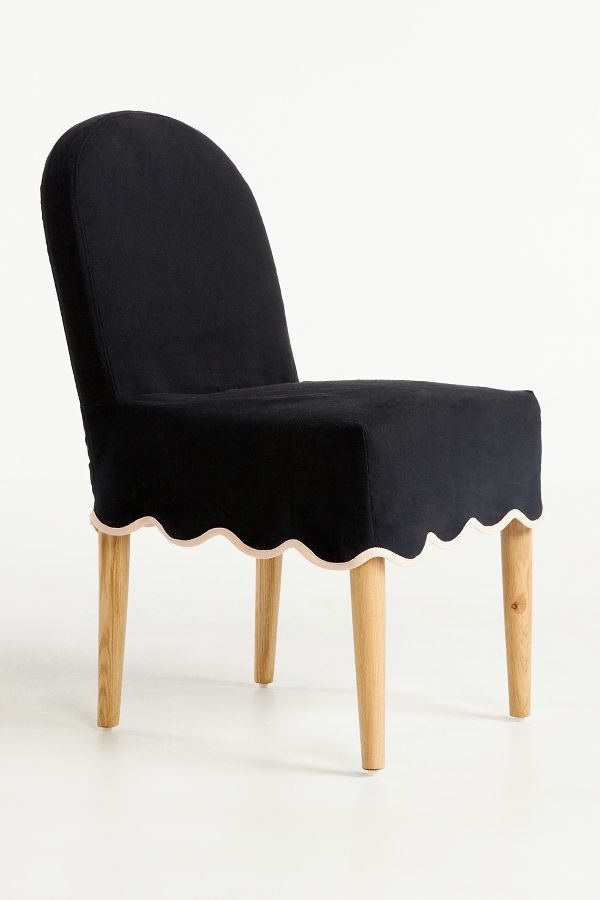 Slide View: 3: Holland Slipcover Dining Chair