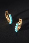 Thumbnail View 1: Luna Skye Turquoise Mini Hoop Earrings