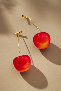 Slide View: 1: Cherry Drop Earrings