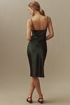 Thumbnail View 2: BHLDN Emery Square-Neck Stretch Satin Midi Dress