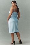 Thumbnail View 6: BHLDN Emery Square-Neck Stretch Satin Midi Dress