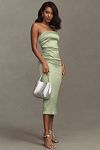 Thumbnail View 1: BHLDN Selena Strapless Stretch Satin Midi Dress