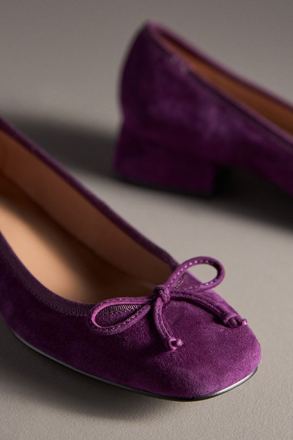 Slide View: 3: Bibi Lou Heeled Ballet Pumps