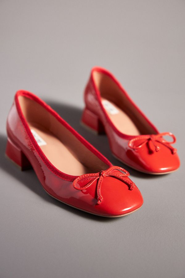 Slide View: 2: Bibi Lou Heeled Ballet Pumps