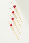 Thumbnail View 1: Cherry Garnish Cocktail Picks, Set of 4