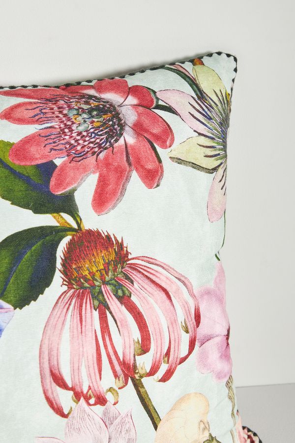 Slide View: 4: Rowena Floral Square Cushion