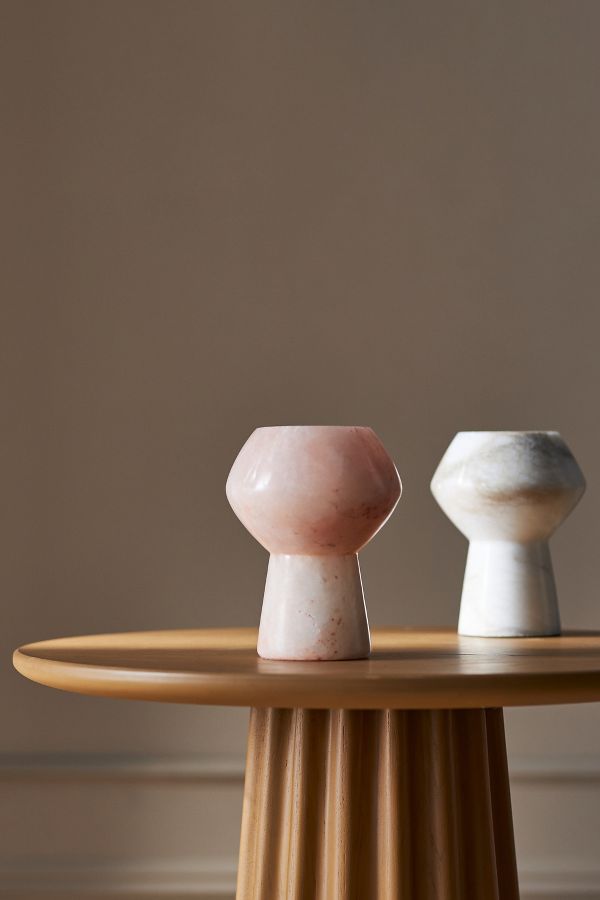 Slide View: 2: Nathalie Alabaster Sculptural Desk Lamp