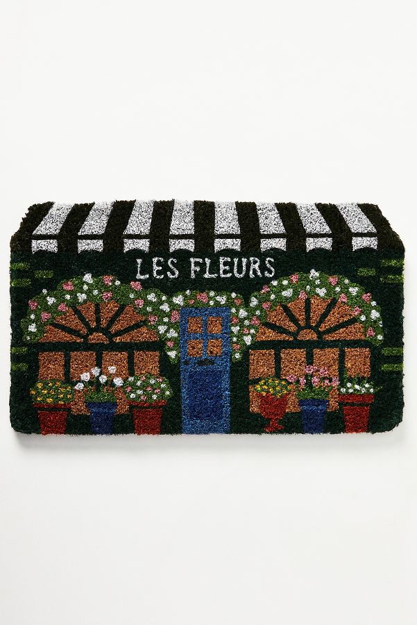 Slide View: 1: Flower Shop Doormat