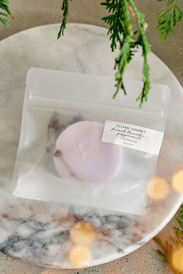 Slide View: 3: Lavender + Peppermint Loofah Bar