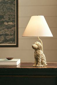 Slide View: 1: The Icon Table Lamp: Dog Edition