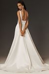 Thumbnail View 2: Wtoo by Watters Vivien Square-Neck A-Line Wedding Gown