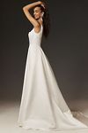 Thumbnail View 3: Wtoo by Watters Vivien Square-Neck A-Line Wedding Gown