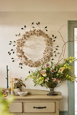 Dogwood Blossom Iron Wreath