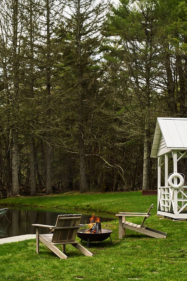 Slide View: 1: Teak Adirondack Chair