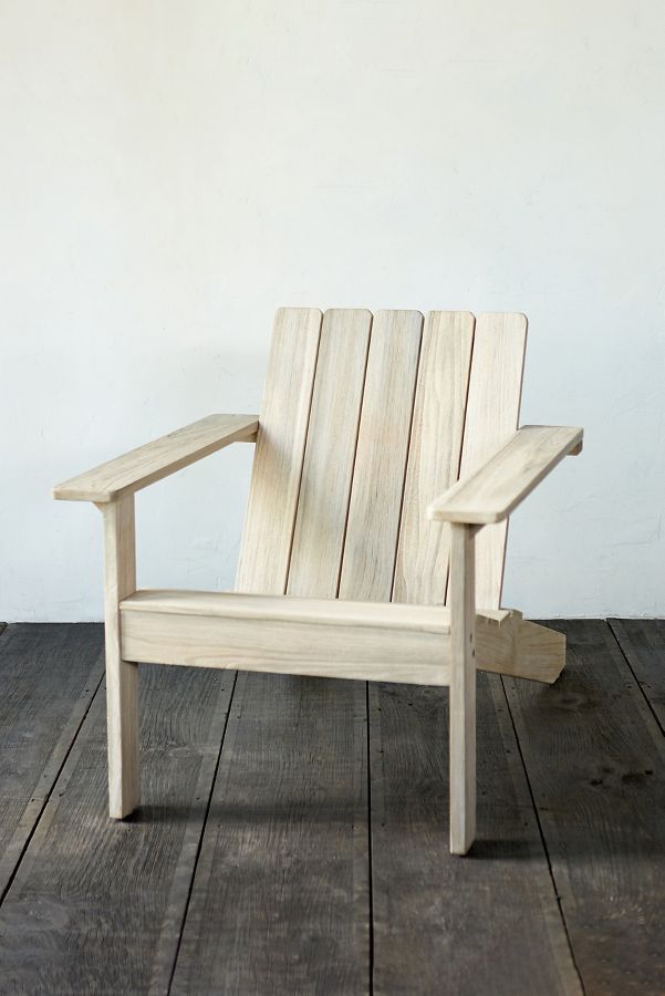 Slide View: 4: Teak Adirondack Chair