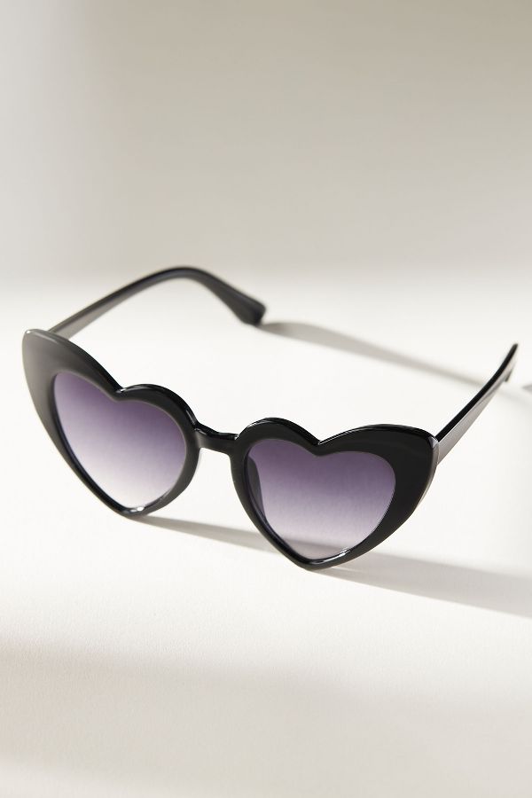 Slide View: 1: Heart Sunglasses