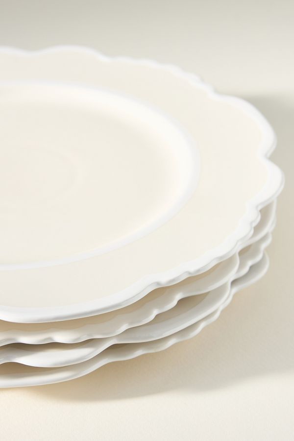 Slide View: 6: Lyla Stoneware Dinner Plates, Set of 4