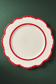 Slide View: 3: Lyla Stoneware Dinner Plates, Set of 4