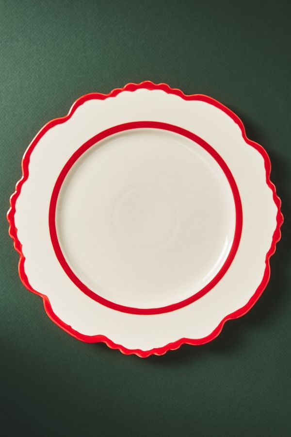 Slide View: 3: Lyla Stoneware Dinner Plates, Set of 4