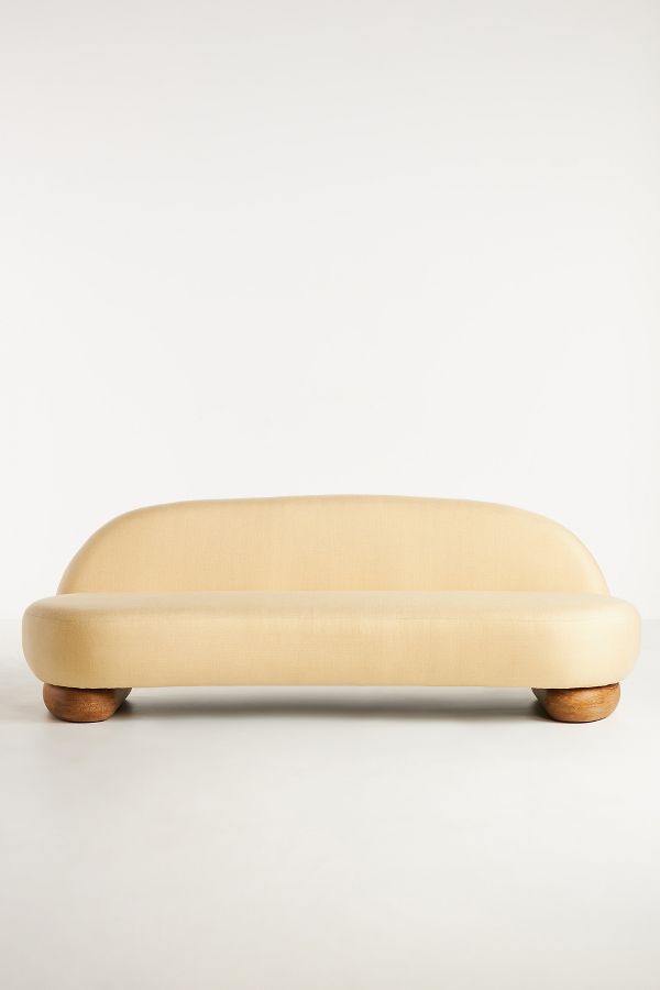 Slide View: 2: Remy Sculptural Armless Sofa