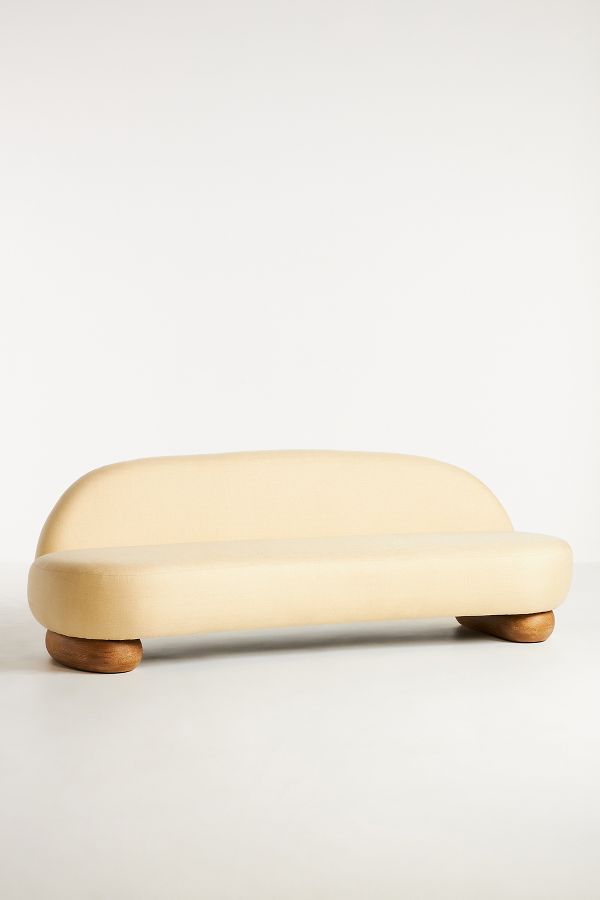 Slide View: 3: Remy Sculptural Armless Sofa