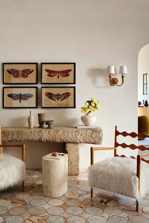 Slide View: 2: Katie Hodges Faux Fur Accent Chair