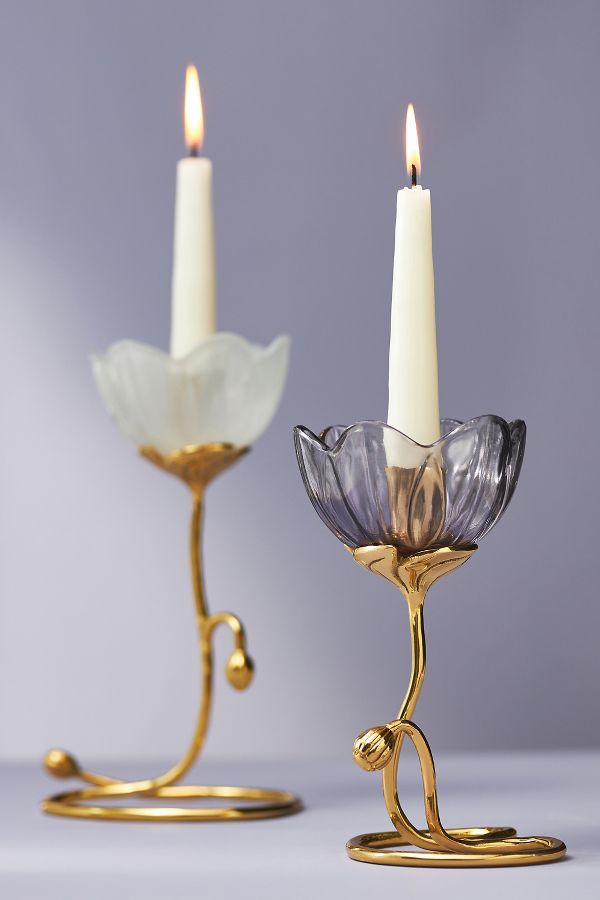 Slide View: 2: Petunia Candle Holder