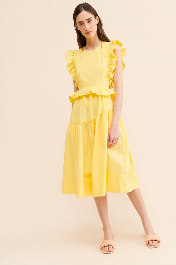 Slide View: 1: Allina Liu Camilla Midi Dress