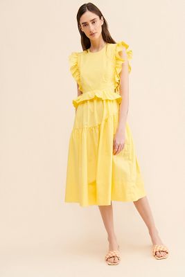 Allina Liu Camilla Midi Dress