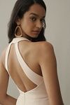 Thumbnail View 2: BHLDN Juliana High-Neck Side-Slit Stretch Crepe Maxi Dress