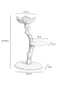 Slide View: 3: Mau Pet Uni Cat Tree