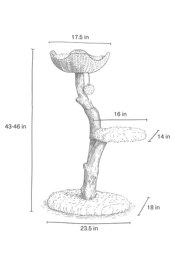 Slide View: 3: Mau Pet Uni Cat Tree