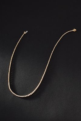 Graduated Diamond Tennis Necklace