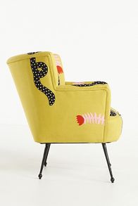 Slide View: 3: Aapo Petite Accent Chair