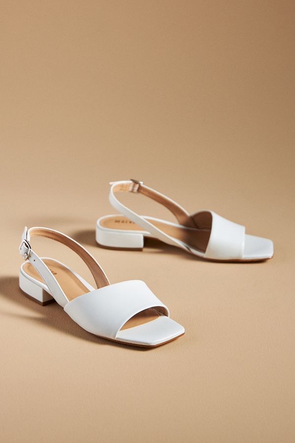 Slide View: 2: Maeve Asymmetrical Slingback Heels