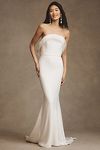 Thumbnail View 1: Besa Diana Strapless Organza Wedding Gown