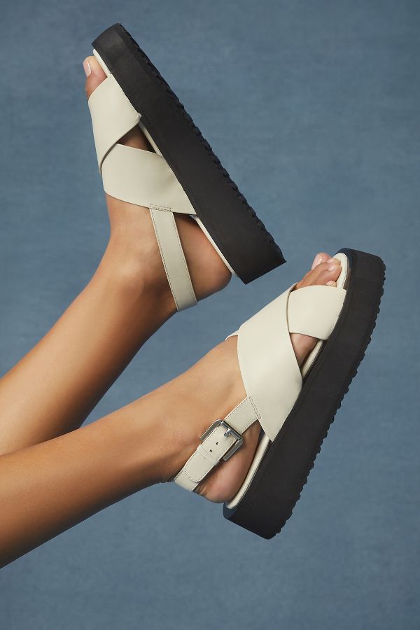 Slide View: 1: The Chrissy Platform Sandals by Maeve