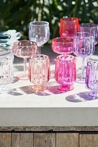 Slide View: 6: Lucia Acrylic Wine Glasses, Set of 4