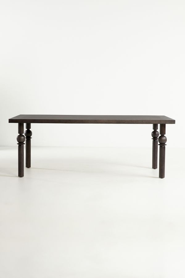 Slide View: 1: Turner Oak Wood Dining Table