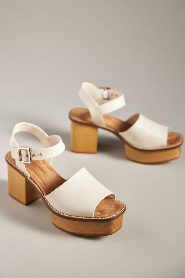 Slide View: 2: Kelsi Dagger Brooklyn Groove Platform Sandals