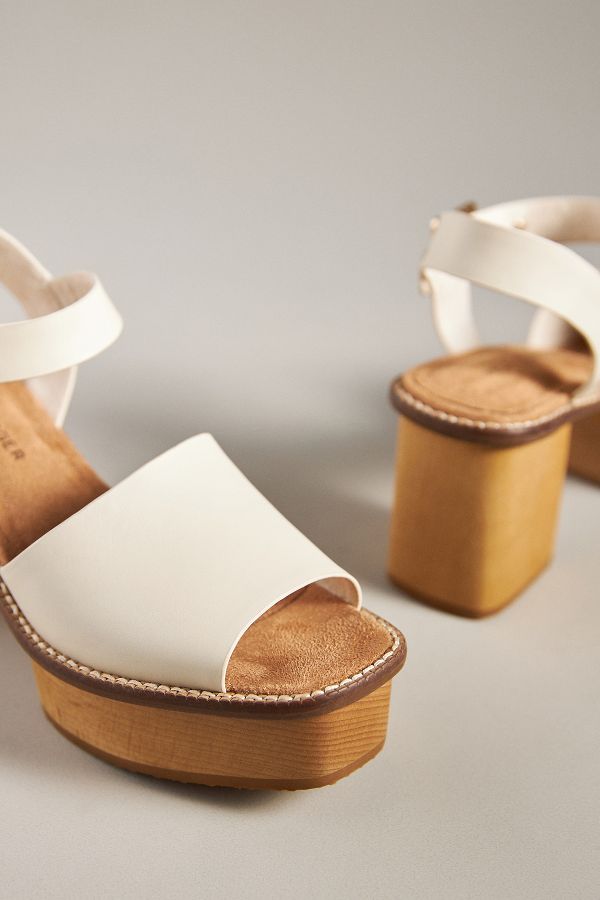 Slide View: 3: Kelsi Dagger Brooklyn Groove Platform Sandals