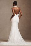 Thumbnail View 3: Watters Belle Scalloped Halter Wedding Gown