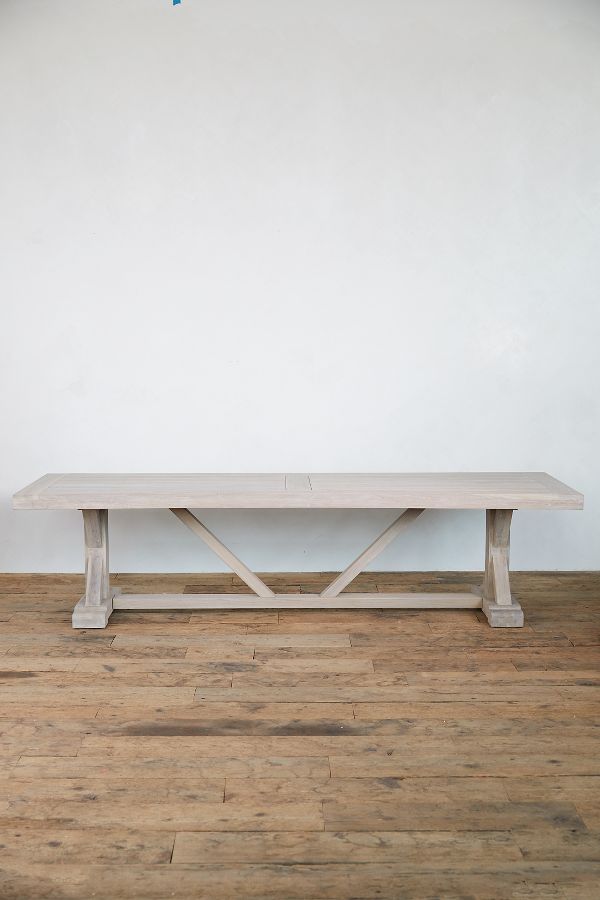 Slide View: 7: Trestle Teak Dining Table